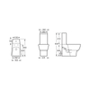 WC WC CONCEPTION DE SALLE DE BAIN Toilette lavable --SD903