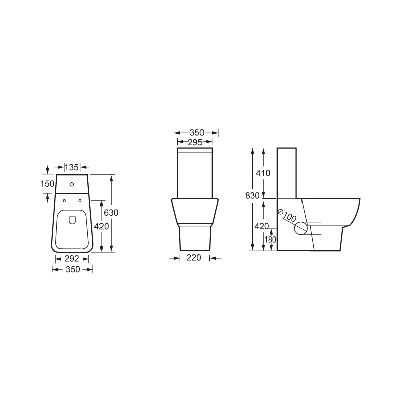 WC WC CONCEPTION DE SALLE DE BAIN Toilette lavable --SD903